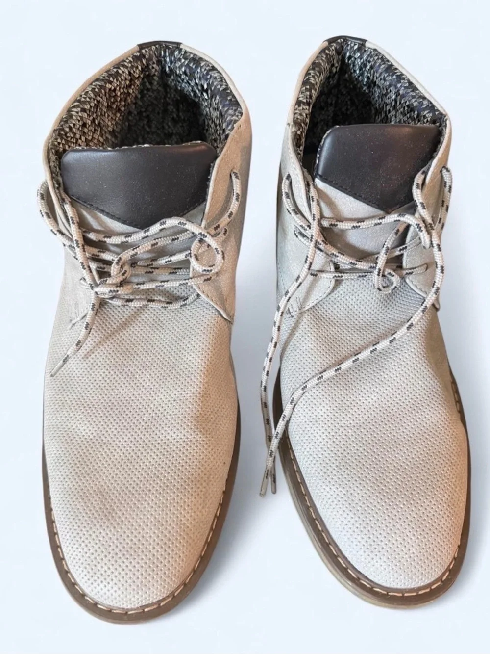 Steve Madden Light Gray Men's Chukka Boots
